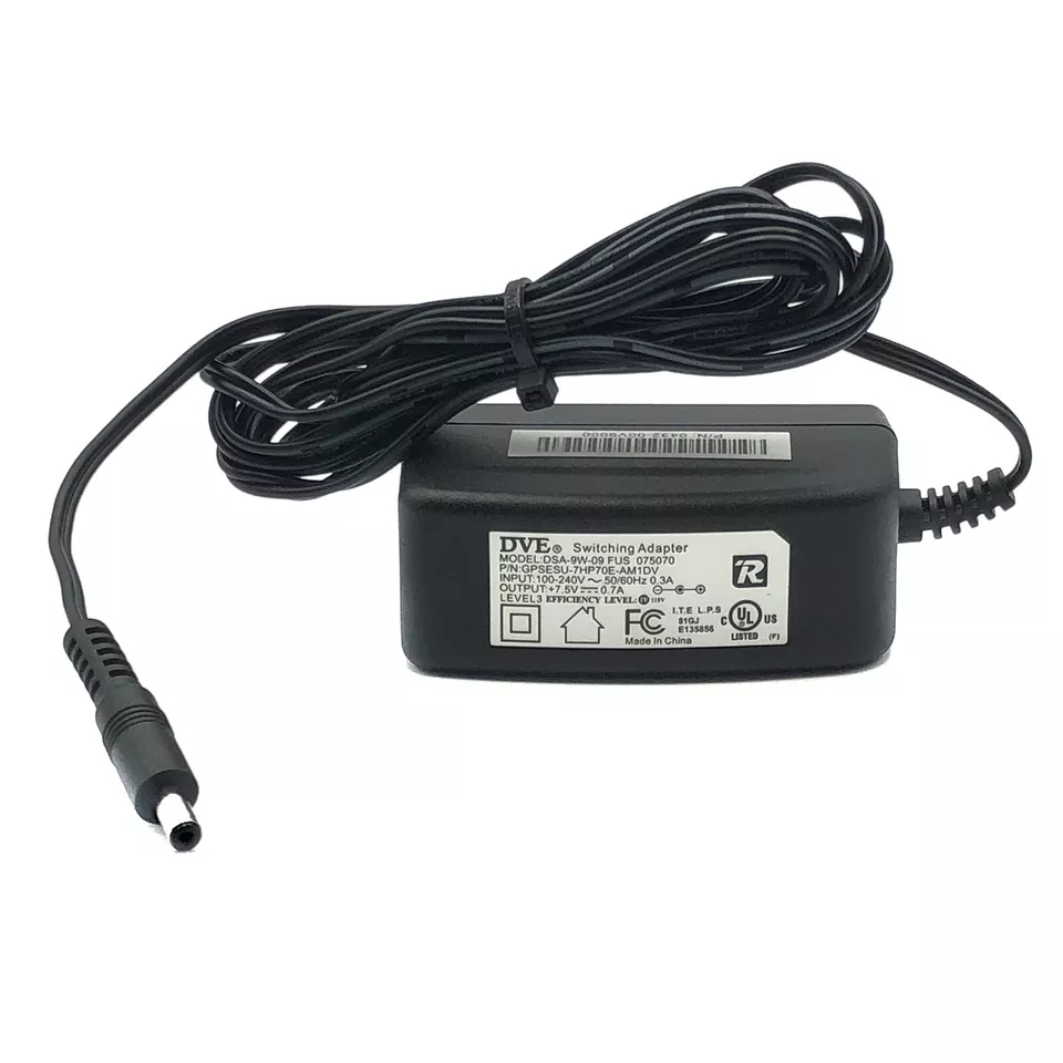 *Brand NEW*Genuine +7.5V 0.7A 5.25W Switching Adapter Model DSA-9W-09 FUS 075070 Power Supply